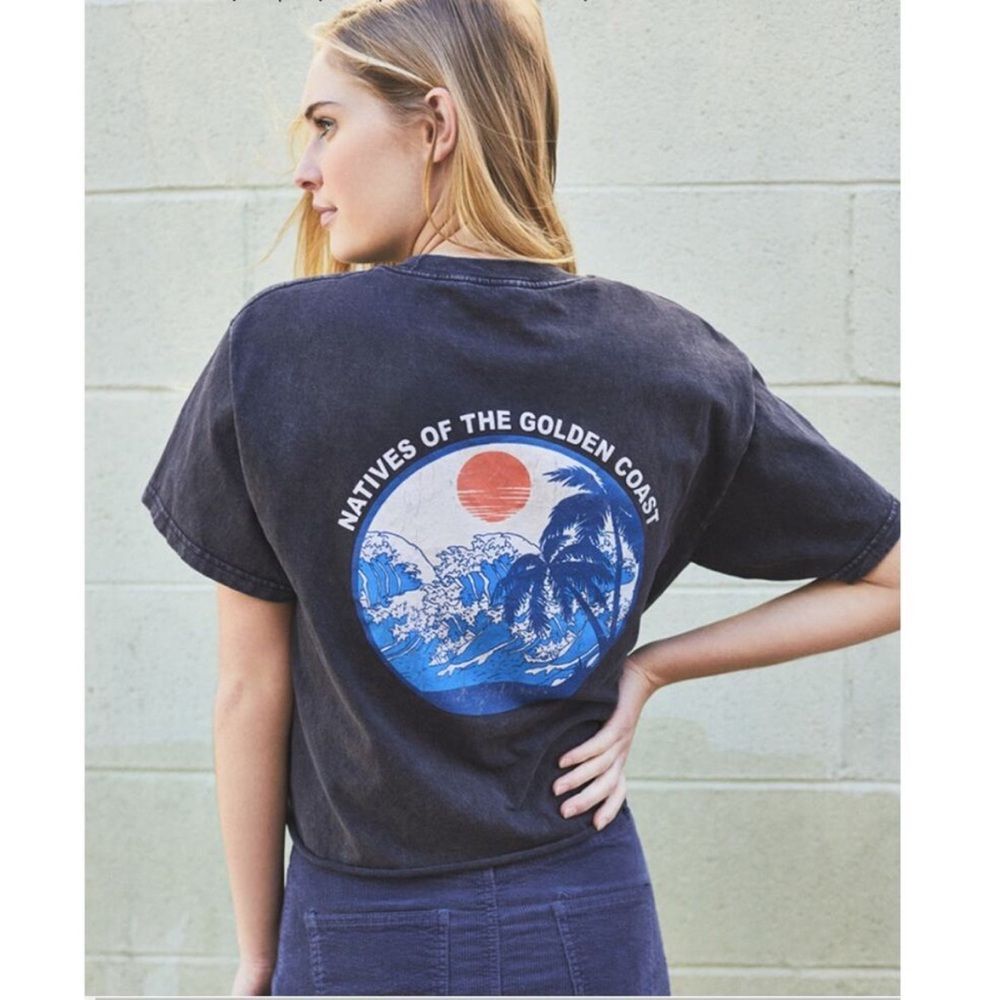 J. Galt For Brandy Melville Natives Of The Golden Coast Graphic Tee One Size